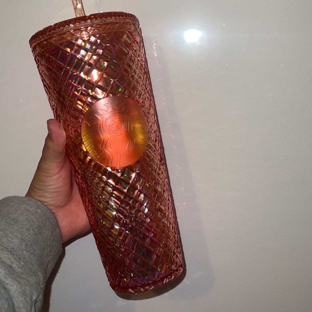 pink starbucks cup